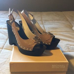 Michael Kors Charm Sling Wedges
